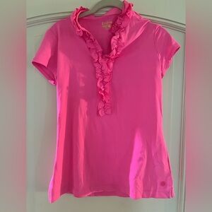 Lilly Pulitzer Pink Ruffled Women's Top